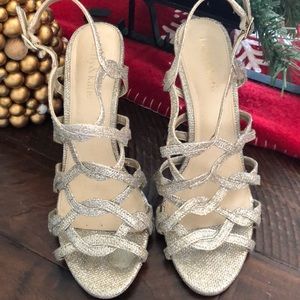 Silver/Gold Sparkle Heels